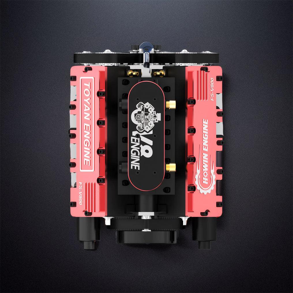Puzzloria™ | DIY V8 Engine Model That Run 28cc Gasoline/Nitro Engine KIT FS-V800 - Puzzloria