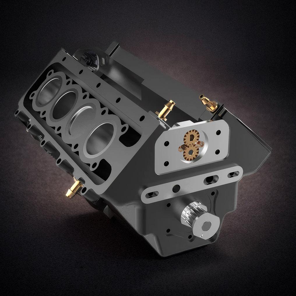 Puzzloria™ | DIY V8 Engine Model That Run 28cc Gasoline/Nitro Engine KIT FS-V800 - Puzzloria