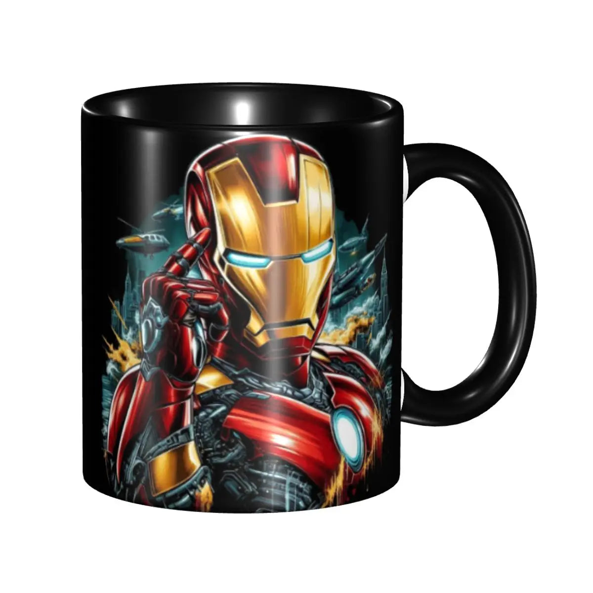 Iron man coffee mug ceramic 11oz with armor design - Premium collector's gift mug for fans