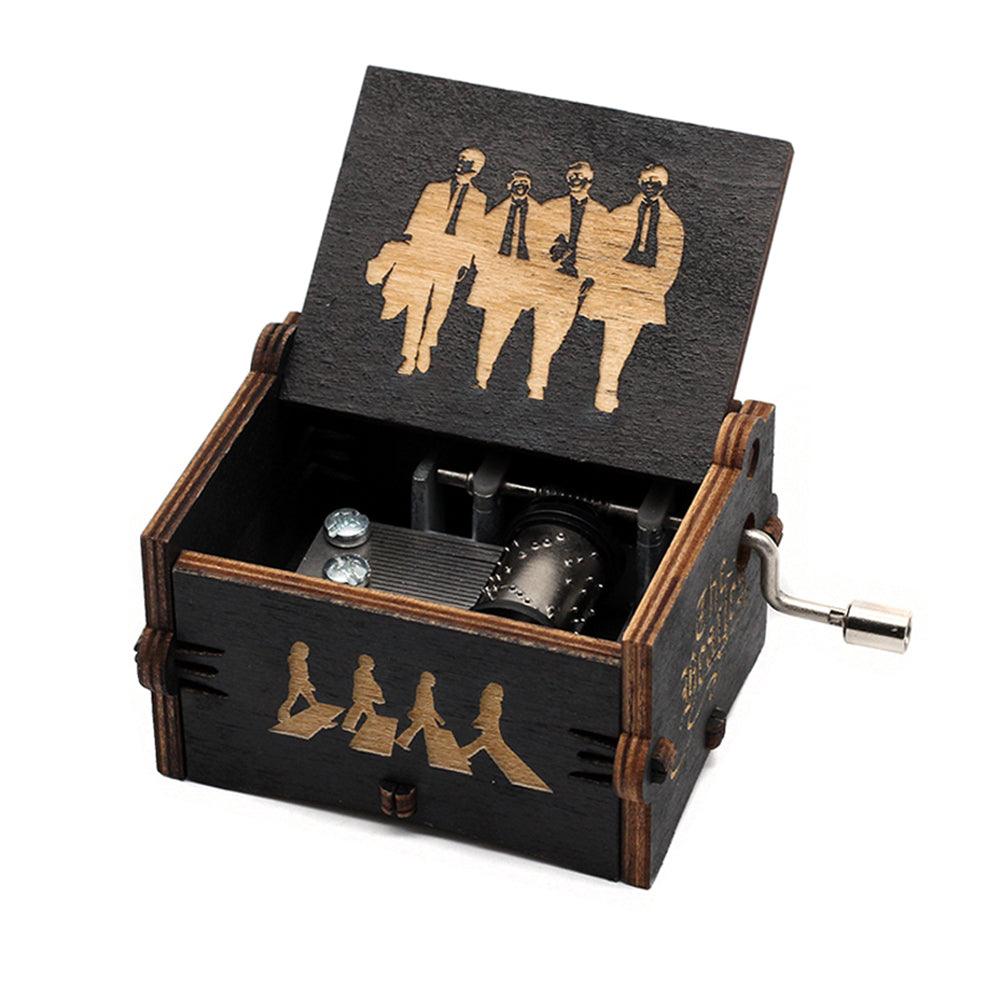 Puzzloria™ | Hand-Crank Wooden Music Box – Timeless Melodies, Perfectly Encased - Puzzloria