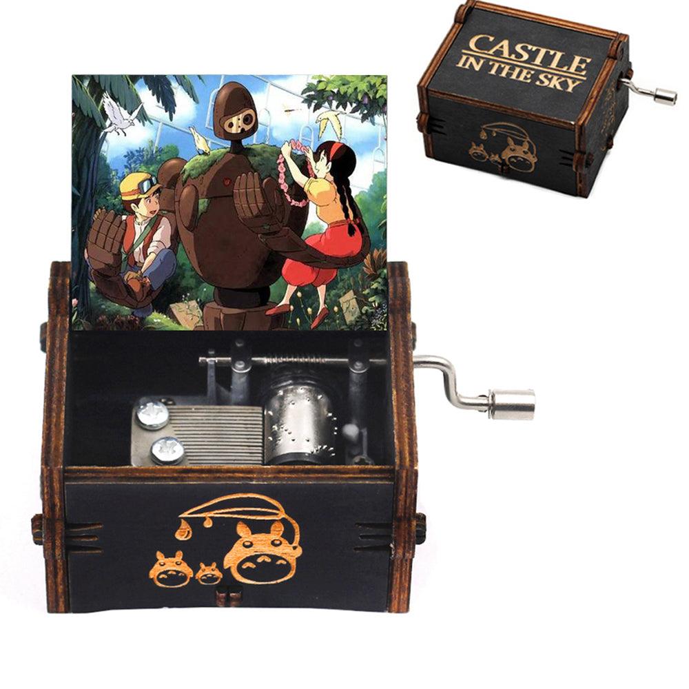 Puzzloria™ | Hand-Crank Wooden Music Box – Timeless Melodies, Perfectly Encased - Puzzloria