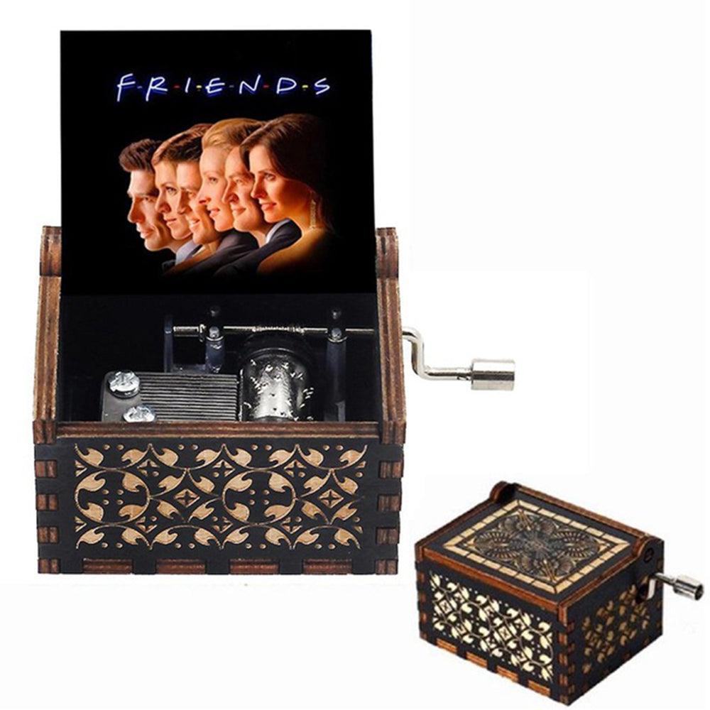 Puzzloria™ | Hand-Crank Wooden Music Box – Timeless Melodies, Perfectly Encased - Puzzloria