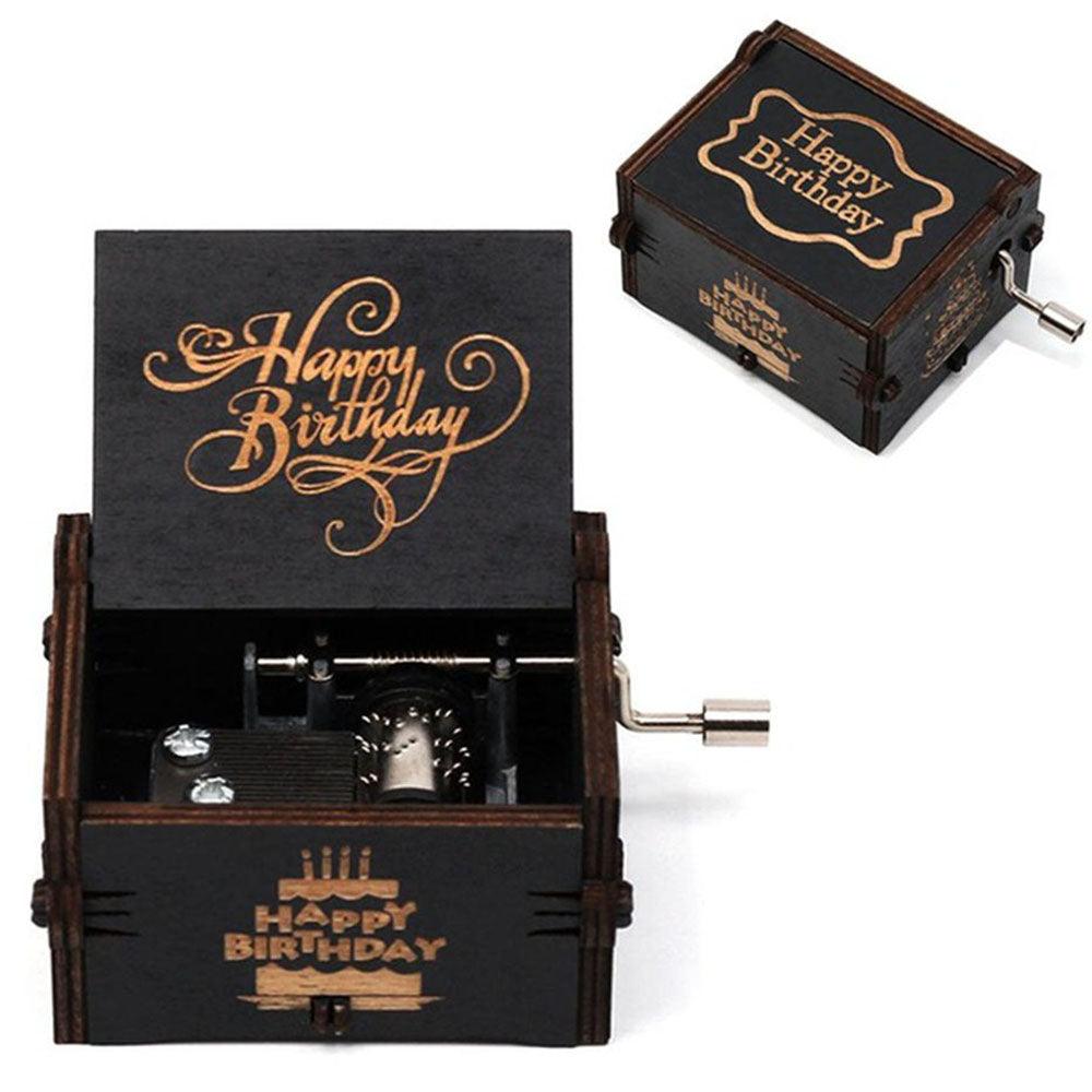 Puzzloria™ | Hand-Crank Wooden Music Box – Timeless Melodies, Perfectly Encased - Puzzloria
