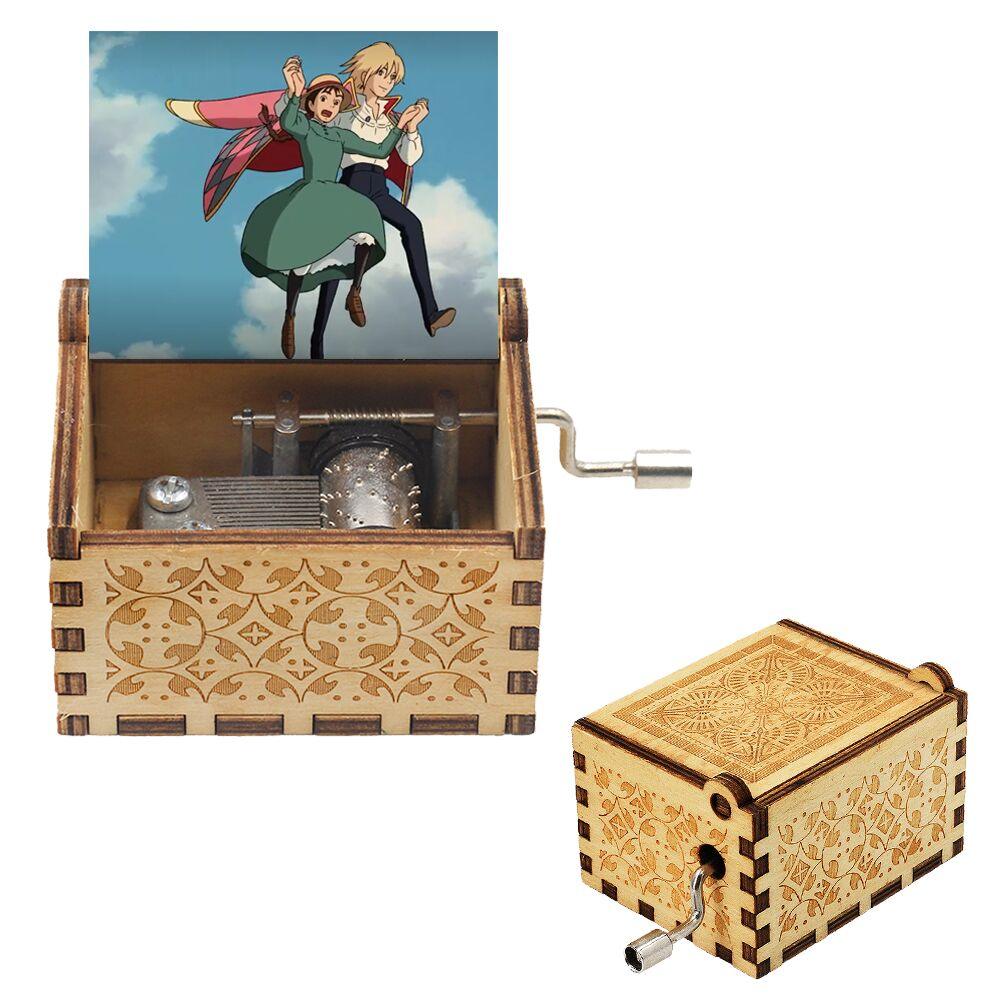 Puzzloria™ | Hand-Crank Wooden Music Box – Timeless Melodies, Perfectly Encased - Puzzloria