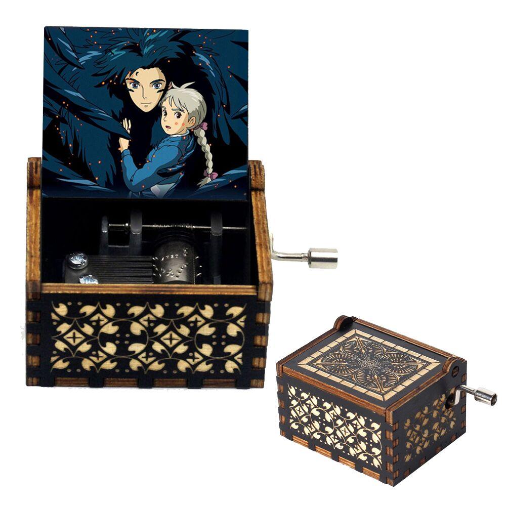 Puzzloria™ | Hand-Crank Wooden Music Box – Timeless Melodies, Perfectly Encased - Puzzloria