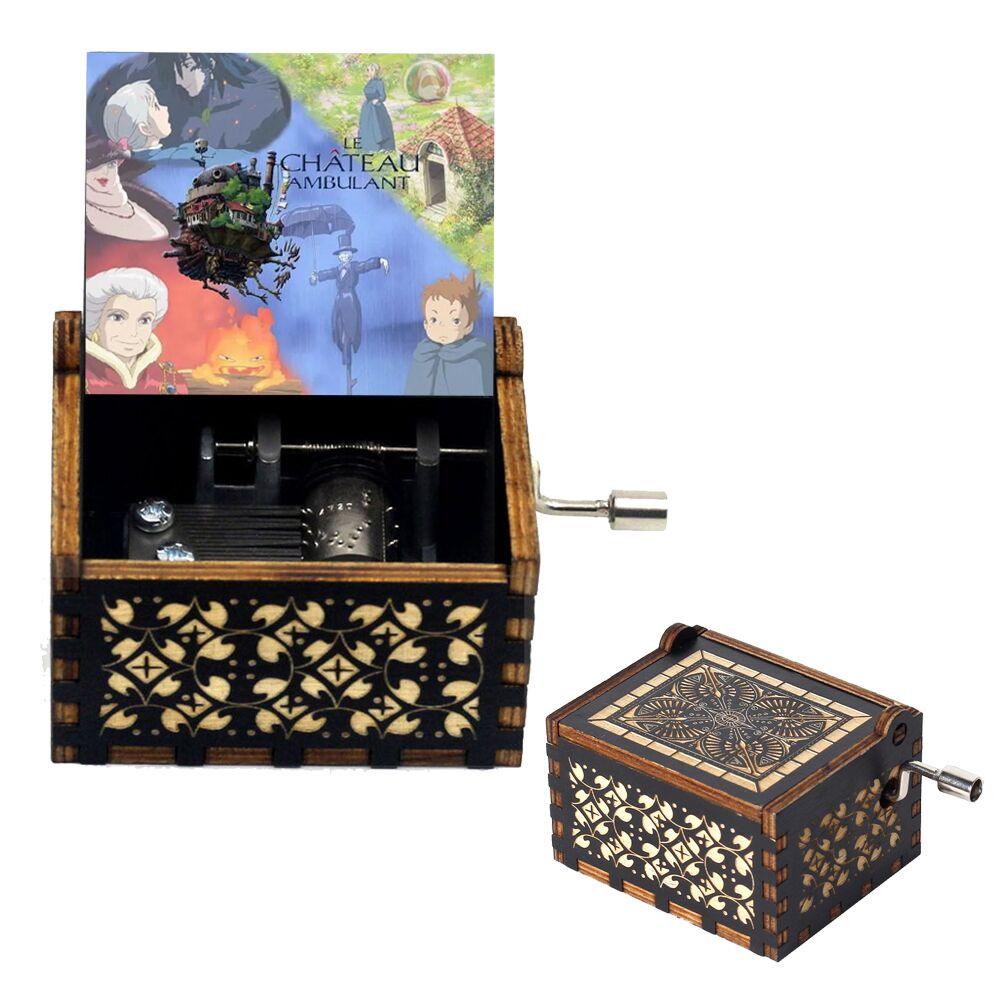 Puzzloria™ | Hand-Crank Wooden Music Box – Timeless Melodies, Perfectly Encased - Puzzloria