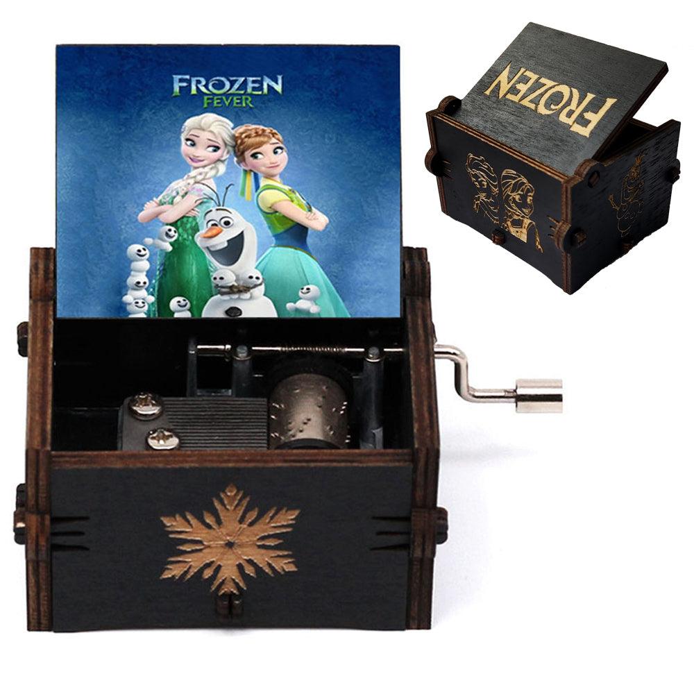 Puzzloria™ | Hand-Crank Wooden Music Box – Timeless Melodies, Perfectly Encased - Puzzloria