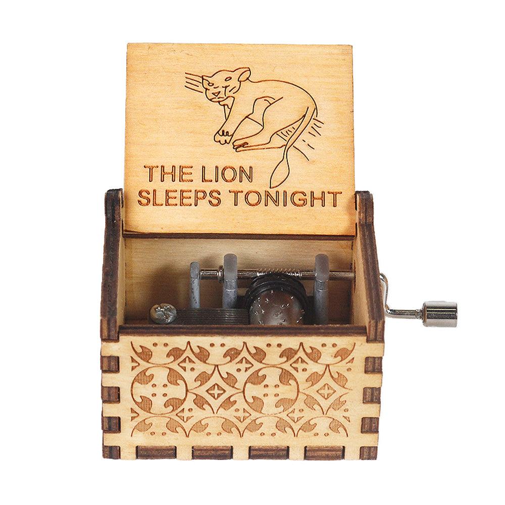 Puzzloria™ | Hand-Crank Wooden Music Box – Timeless Melodies, Perfectly Encased - Puzzloria