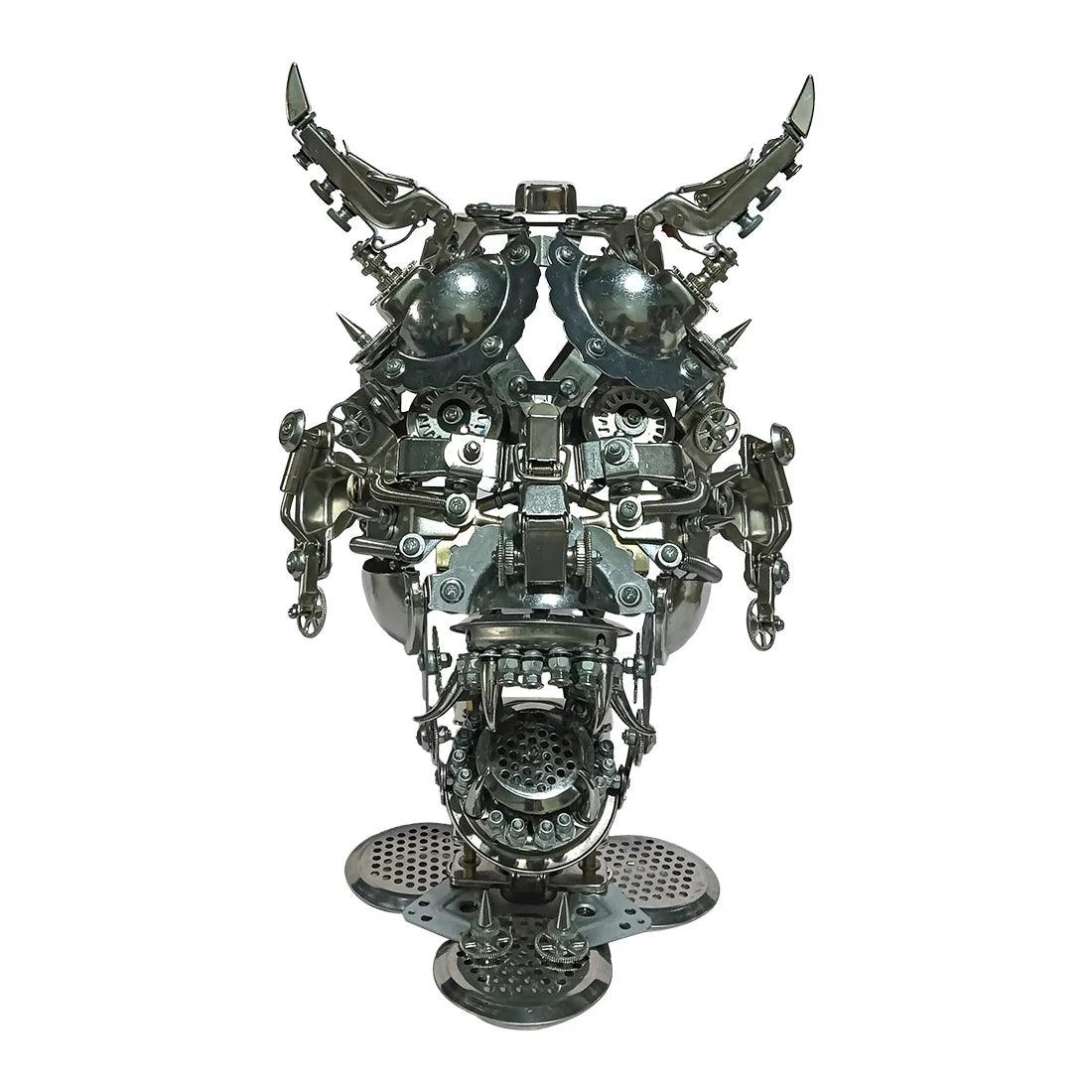 Puzzloria™ | DIY 3D Mechanical Punk Hannya Japanese Ghast Mask Metal Puzzles Assembly Model - Puzzloria