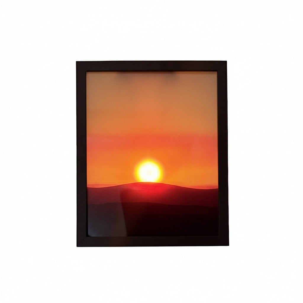 Kinetic Sunrise Sunset Hand Pulled Wall Lamp - Adjustable Dual