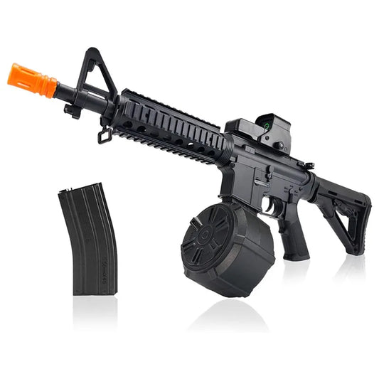 M4A1 gel ball blaster toy rifle full-auto nylon shell 30m range outdoor target play accessory kit