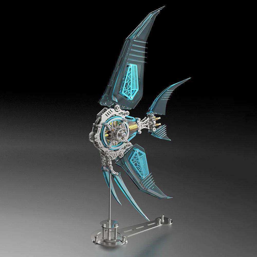 Puzzloria™ | Celestial Angelfish 3D Metal Model - Puzzloria
