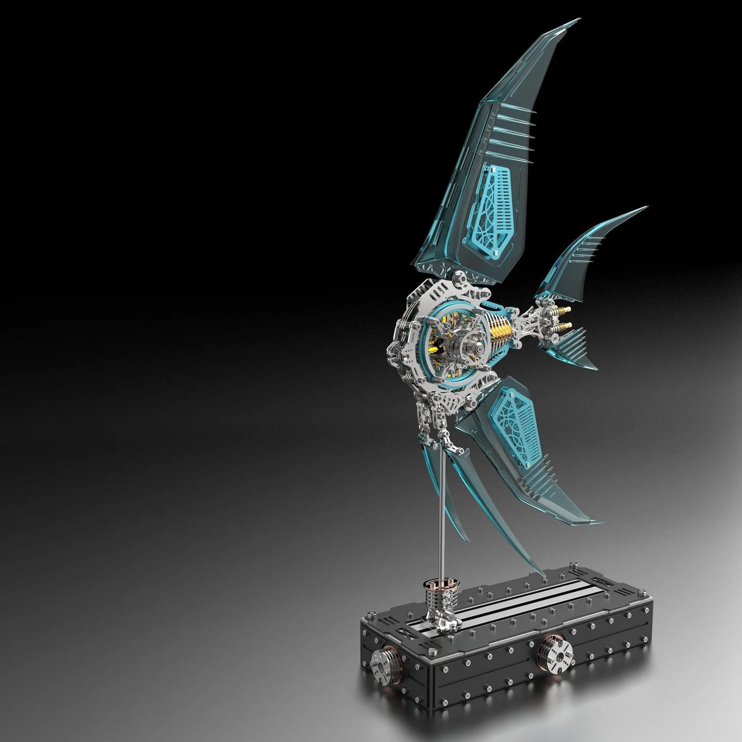 Puzzloria™ | Celestial Angelfish 3D Metal Model - Puzzloria