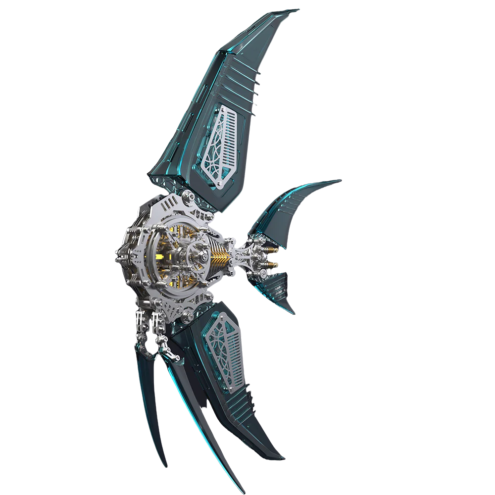 Puzzloria | Celestial Angelfish 3D Metal Model