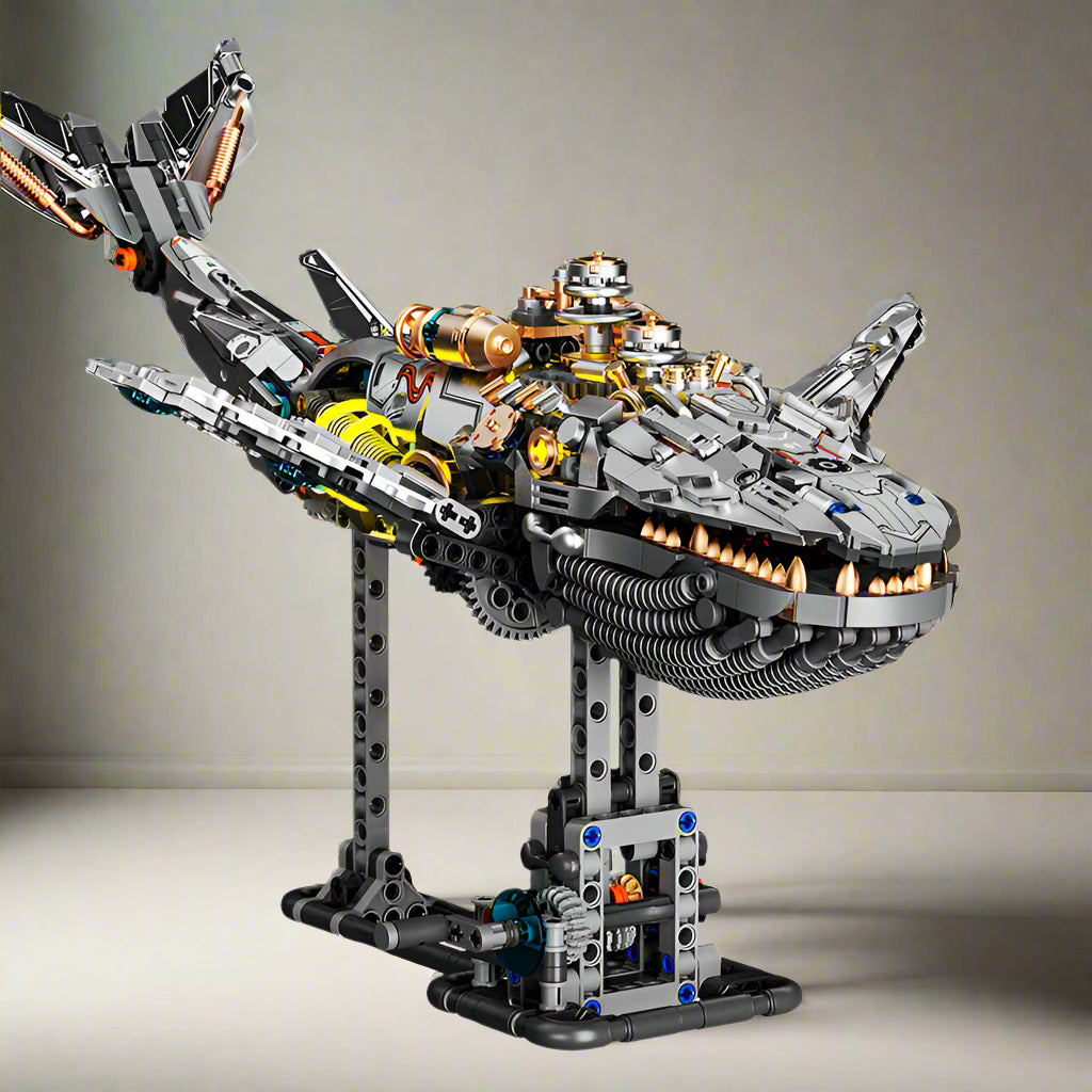 Puzzloria | Mechanical Whale Building Blocks Set LEGO