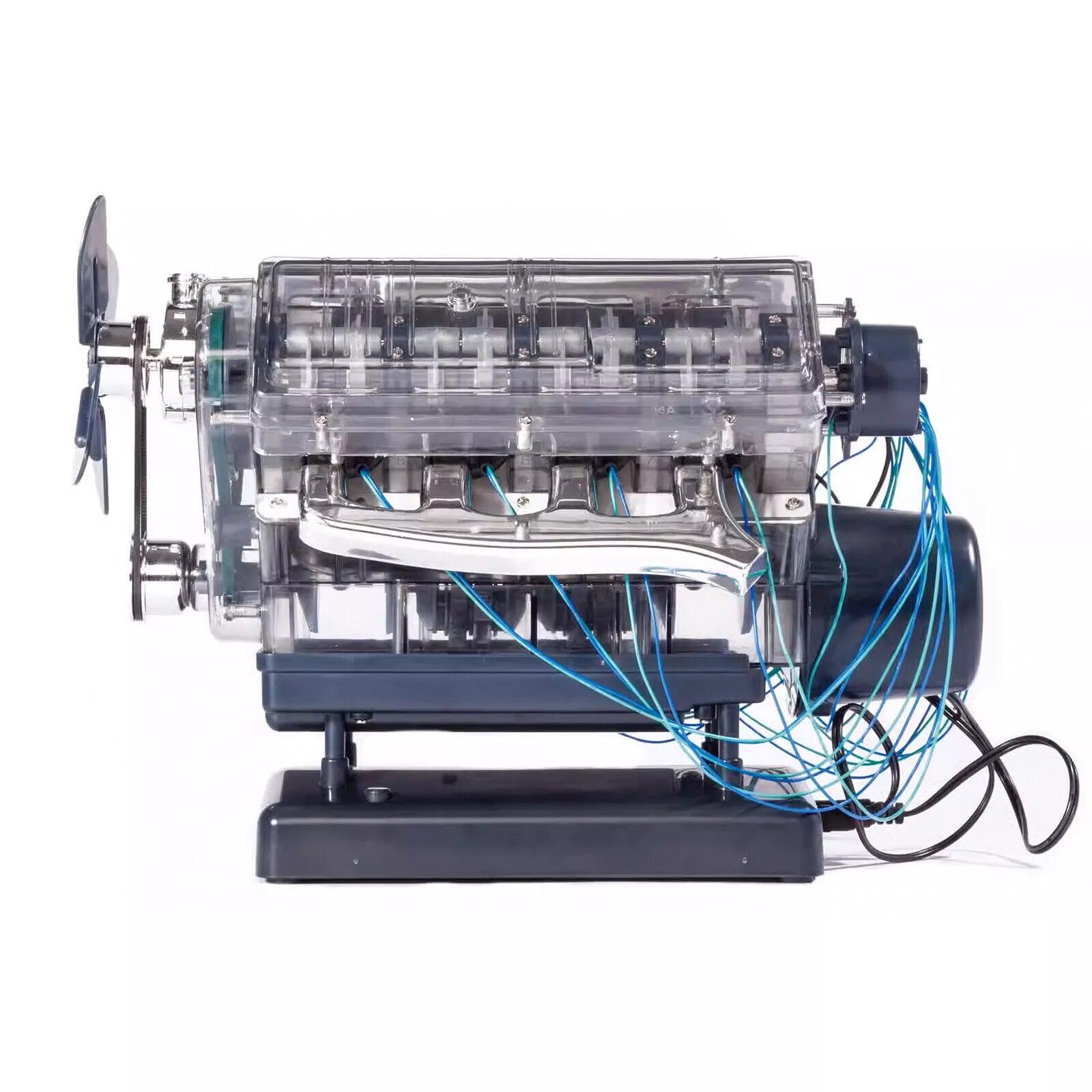 Puzzloria™ | DIY Mini V8 Engine Model Kit Working Miniature Motor - Puzzloria