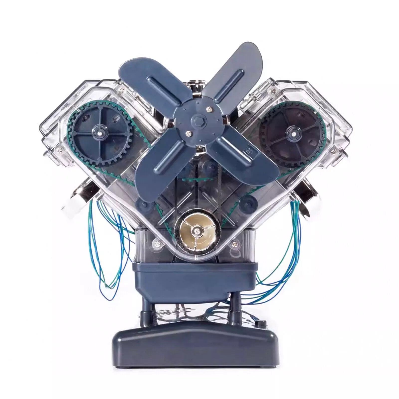 Puzzloria™ | DIY Mini V8 Engine Model Kit Working Miniature Motor - Puzzloria