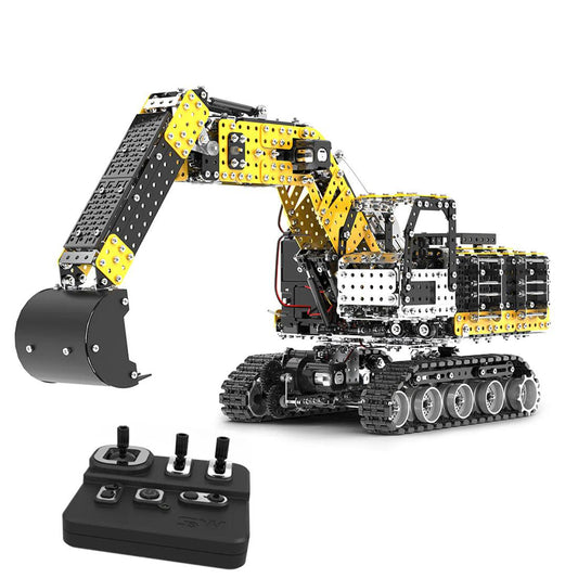 Puzzloria™ | Remote Control Metal Excavator 3D Puzzle - 2544 Precision Parts - Puzzloria