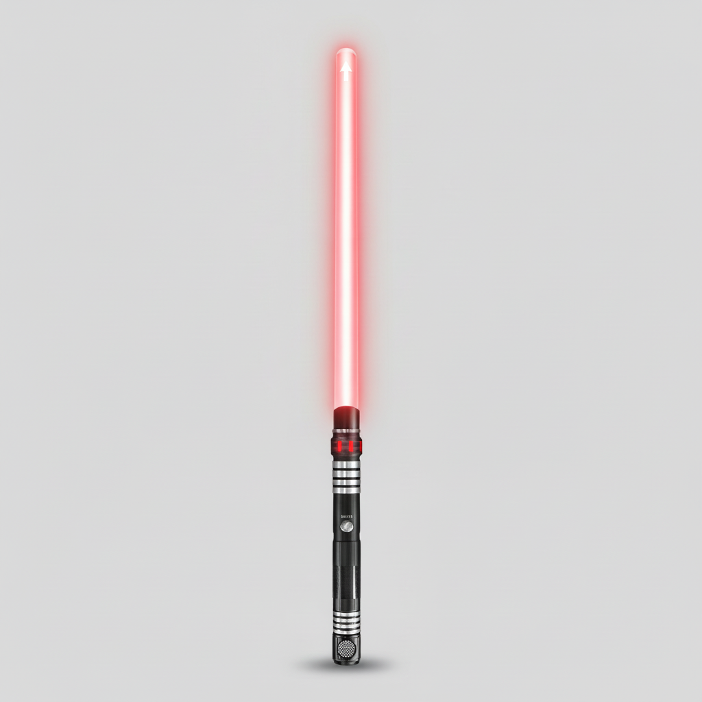 2 in 1 double bladed lightsaber pair connect two sabers into 159cm staff for darth maul style dueling cosplay – Gold, Black