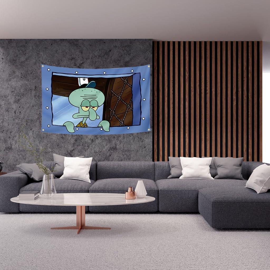 Puzzloria™ | Squidward "Look at You" Wall Tapestry - Puzzloria