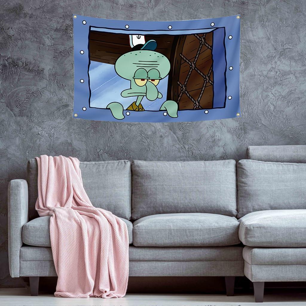 Puzzloria™ | Squidward "Look at You" Wall Tapestry - Puzzloria