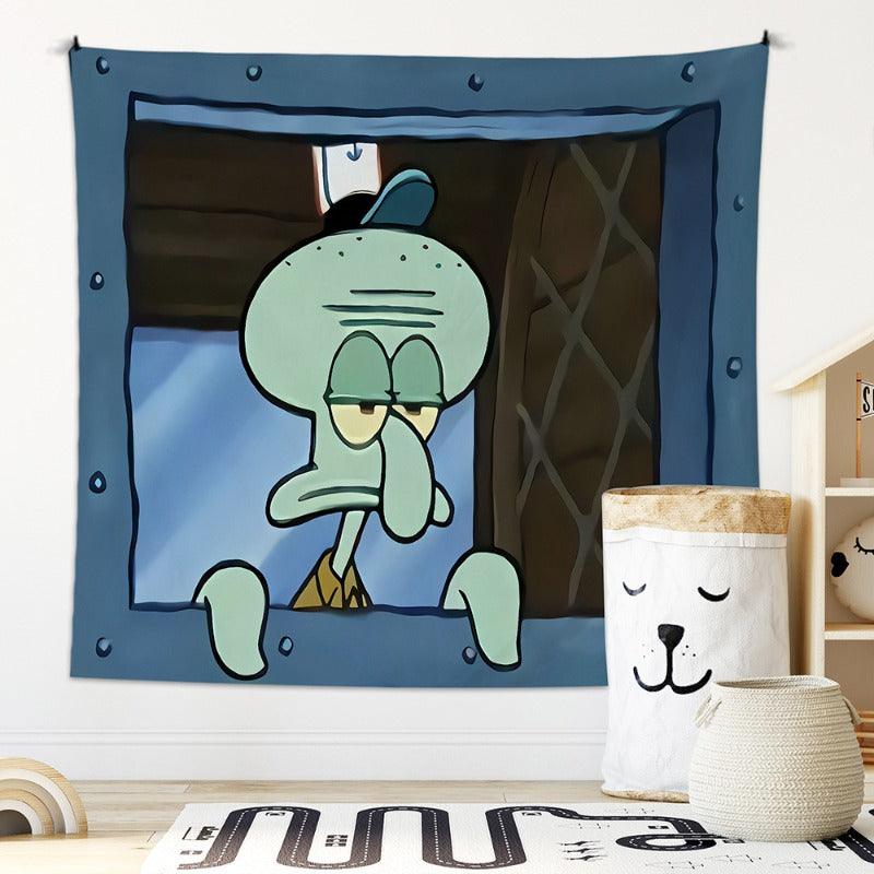 Puzzloria™ | Squidward "Look at You" Wall Tapestry - Puzzloria