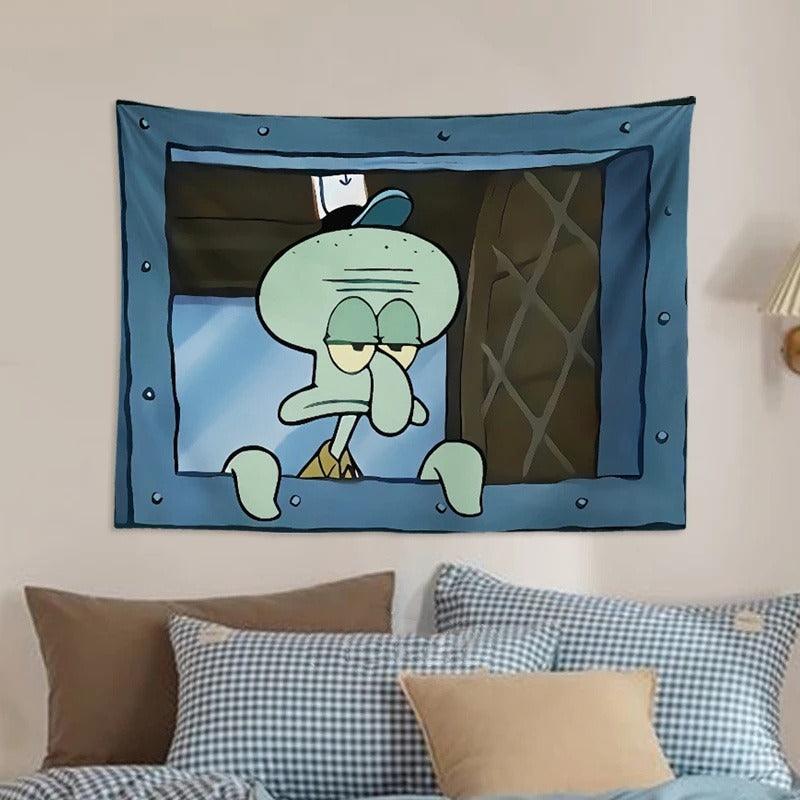 Puzzloria™ | Squidward "Look at You" Wall Tapestry - Puzzloria