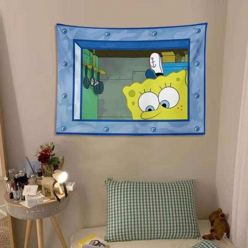 Puzzloria™ | Squidward "Look at You" Wall Tapestry - Puzzloria