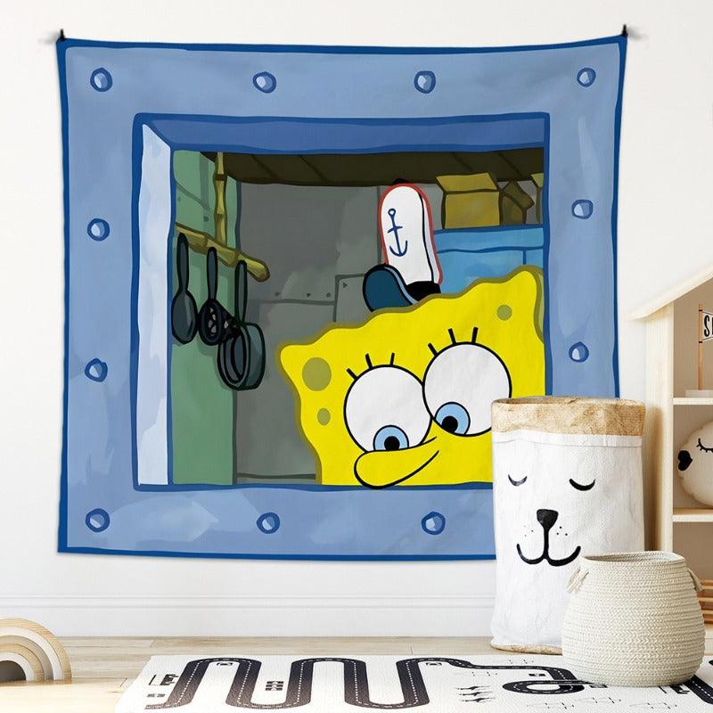 Puzzloria™ | Squidward "Look at You" Wall Tapestry - Puzzloria