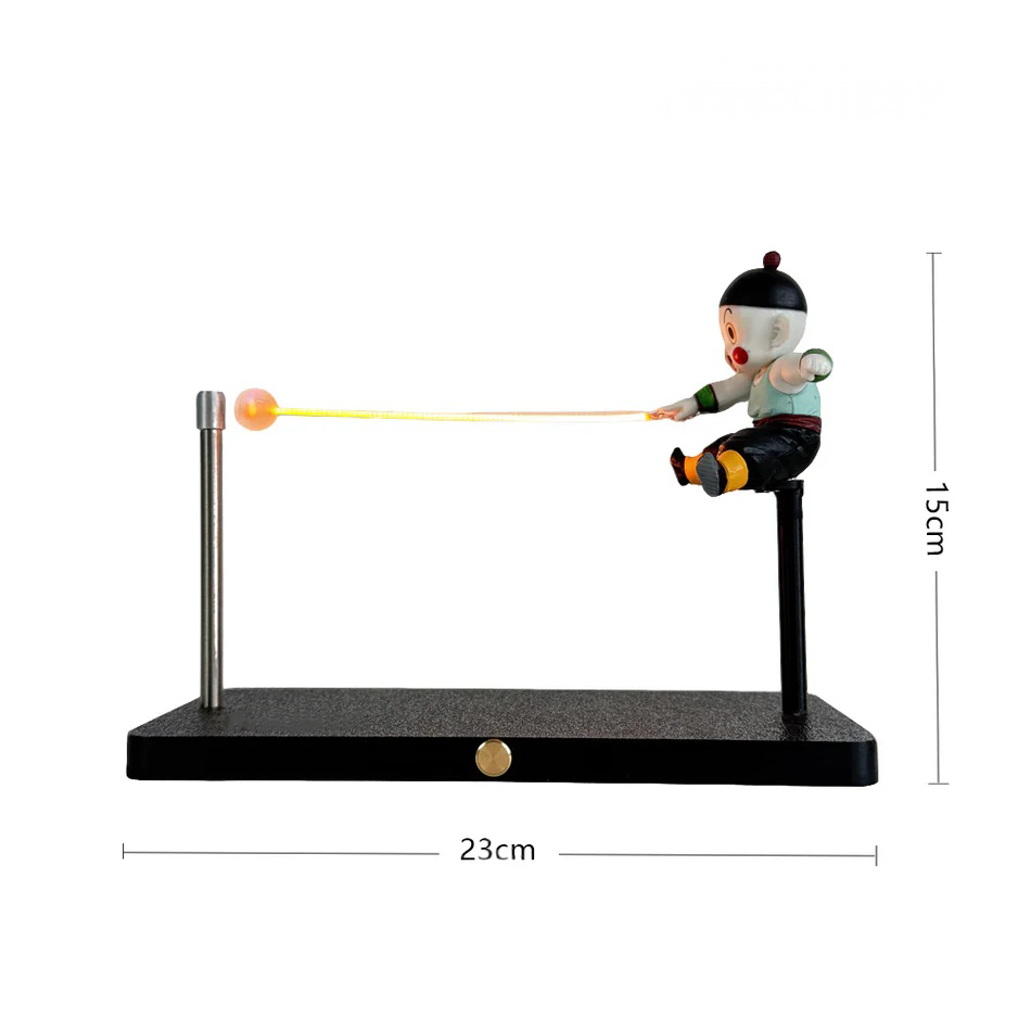 Puzzloria™ | Chiaotzu Magnetic Light Beam Dragon Ball Z Figurine - Puzzloria