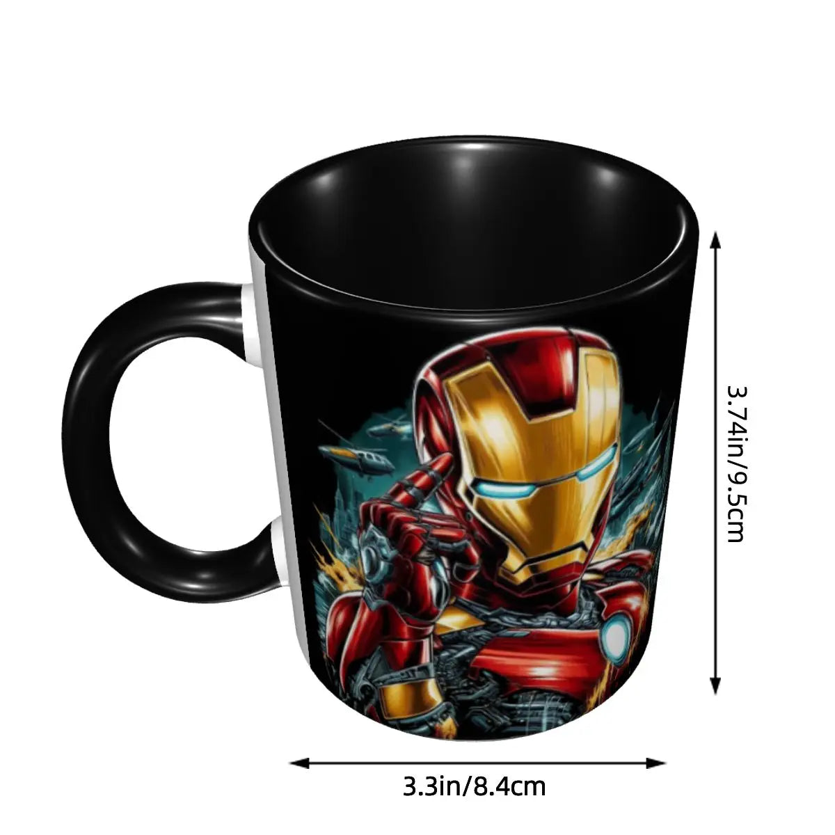 Iron man coffee mug ceramic 11oz with armor design - Premium collector's gift mug for fans
