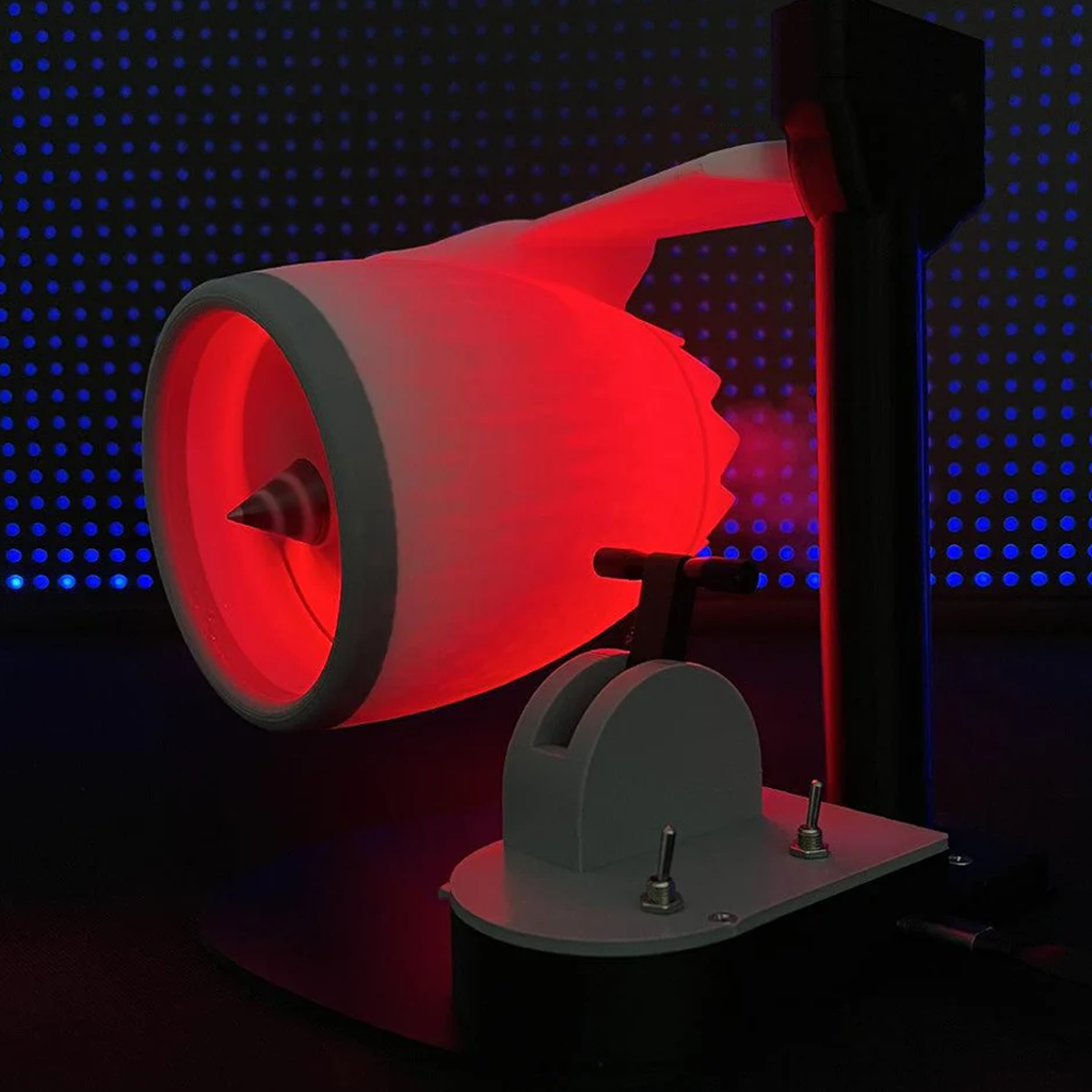 Puzzloria™ | JetEngine Humidifier Fan - Aviation-Inspired Desktop Companion