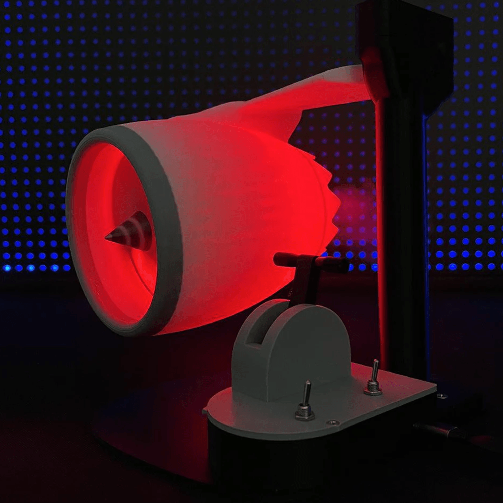 Puzzloria™ | JetEngine Humidifier Fan - Aviation-Inspired Desktop Companion - Puzzloria