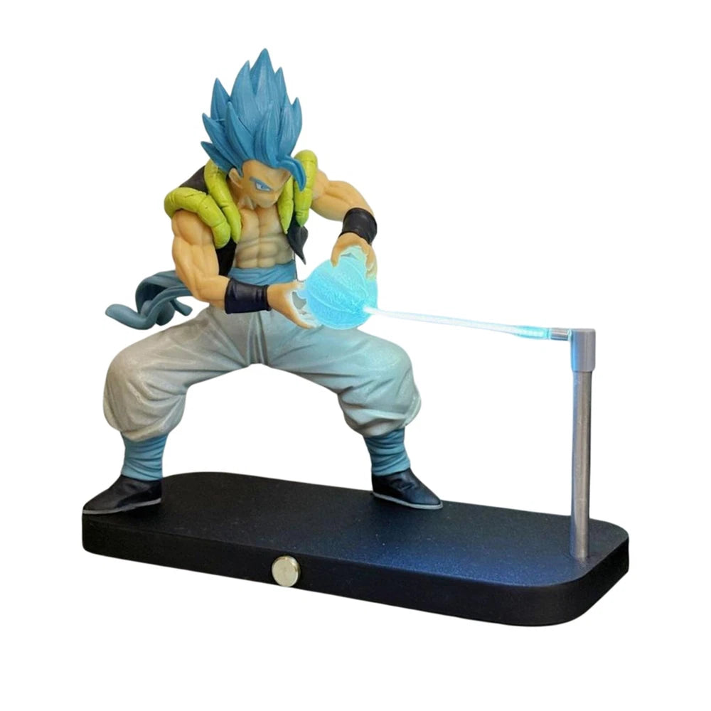 Dragon Ball Z Gogeta Kamehameha magnetic touch levitating night light desk lamp action figure goku vegeta