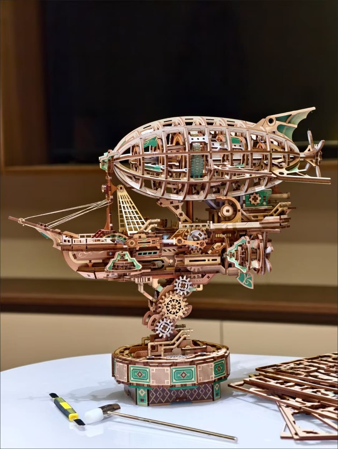 Puzzloria™ | Sailing In Fog - 3D Mechanical Airship Puzzle Customer Review