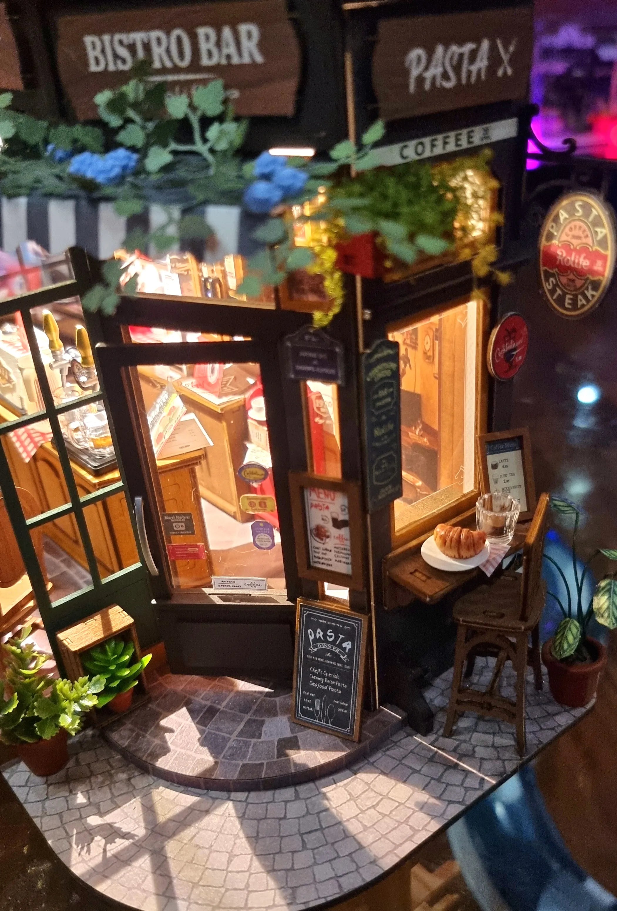 Puzzloria™ | DIY Miniature French Bistro Kit - Tipsy Restaurant Customer Review
