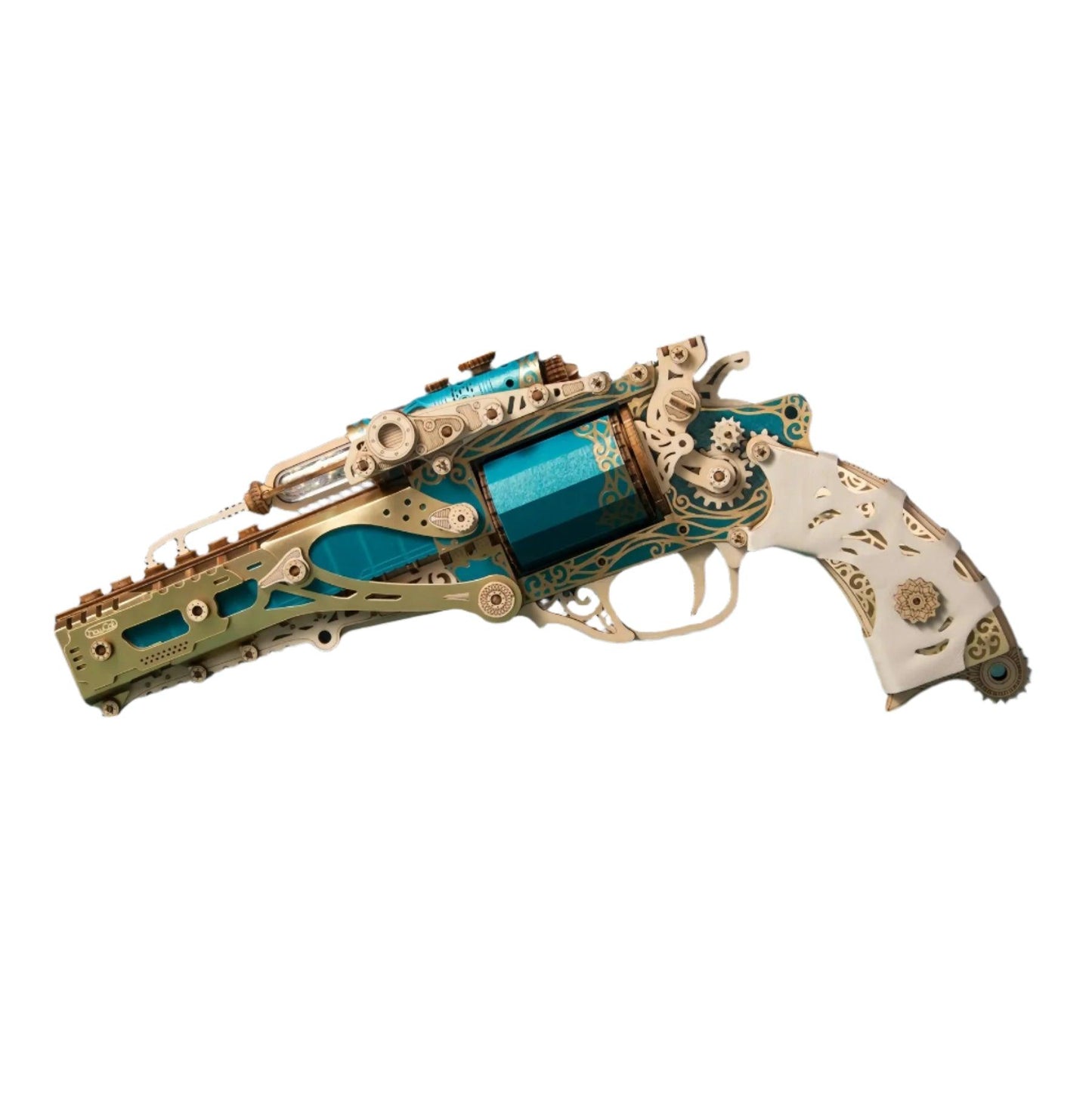 Puzzloria™ | Steampunk Revolution 3D Mechanical Revolver Puzzle - Puzzloria MOOD1-18580911