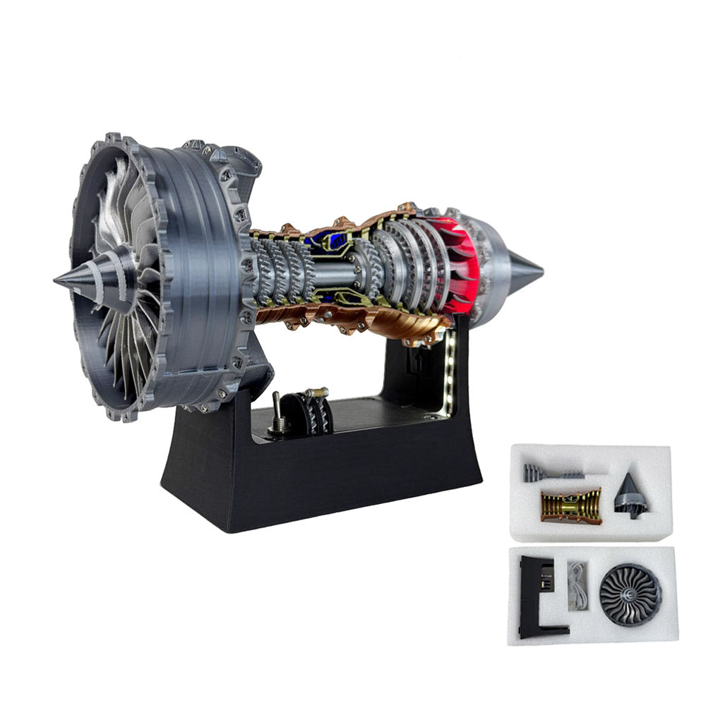 Puzzloria | Professional Turbofan Engine (25cm / 10in) flagship version Diy Kits