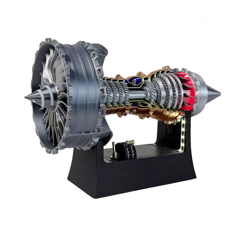 Puzzloria | Professional Turbofan Engine (25cm / 10in) flagship version Diy Kits
