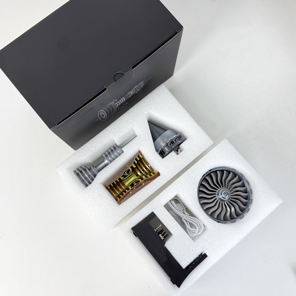 Puzzloria | Professional Turbofan Engine (25cm / 10in) flagship version Diy Kits