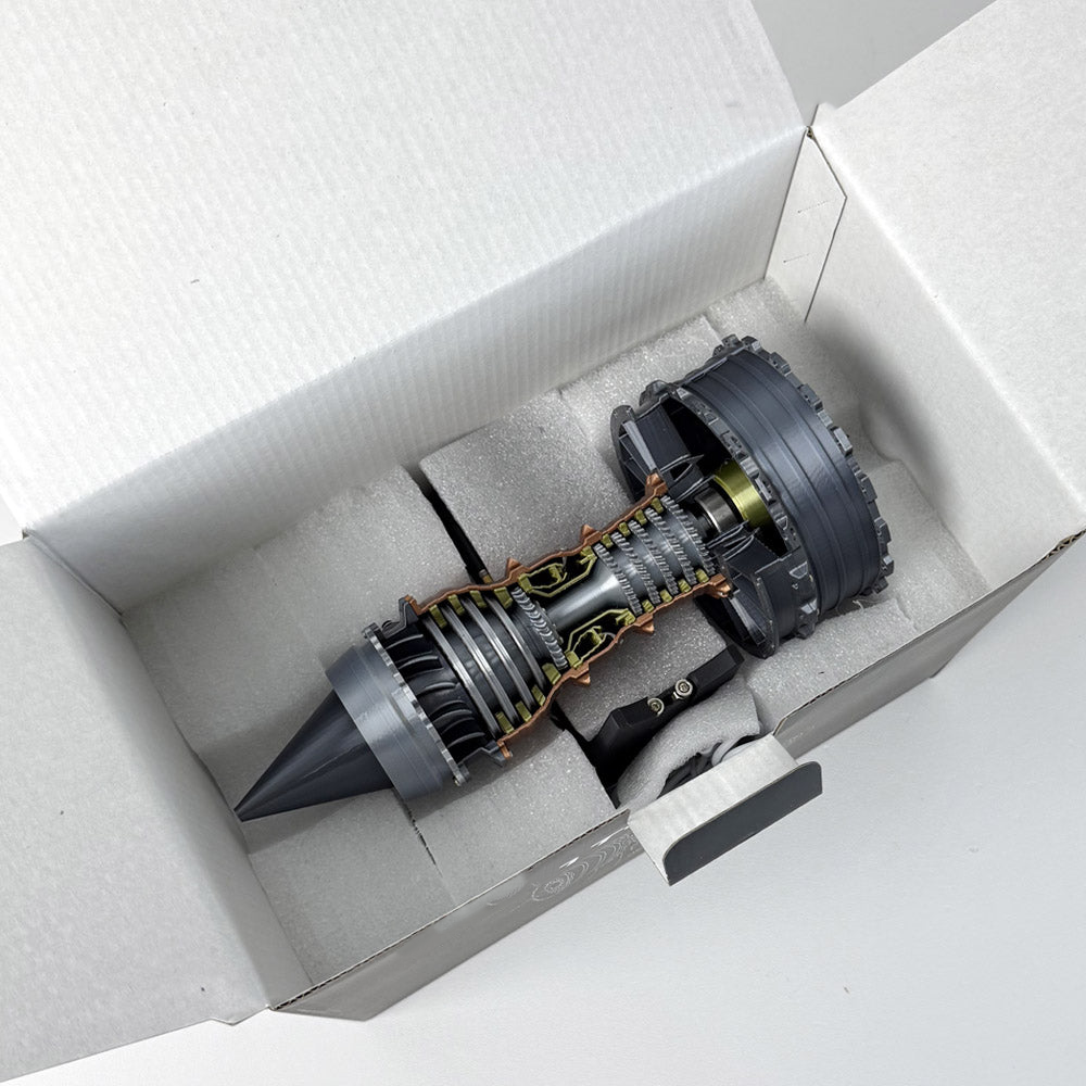 Puzzloria | Professional Turbofan Engine (25cm / 10in) flagship version Diy Kits