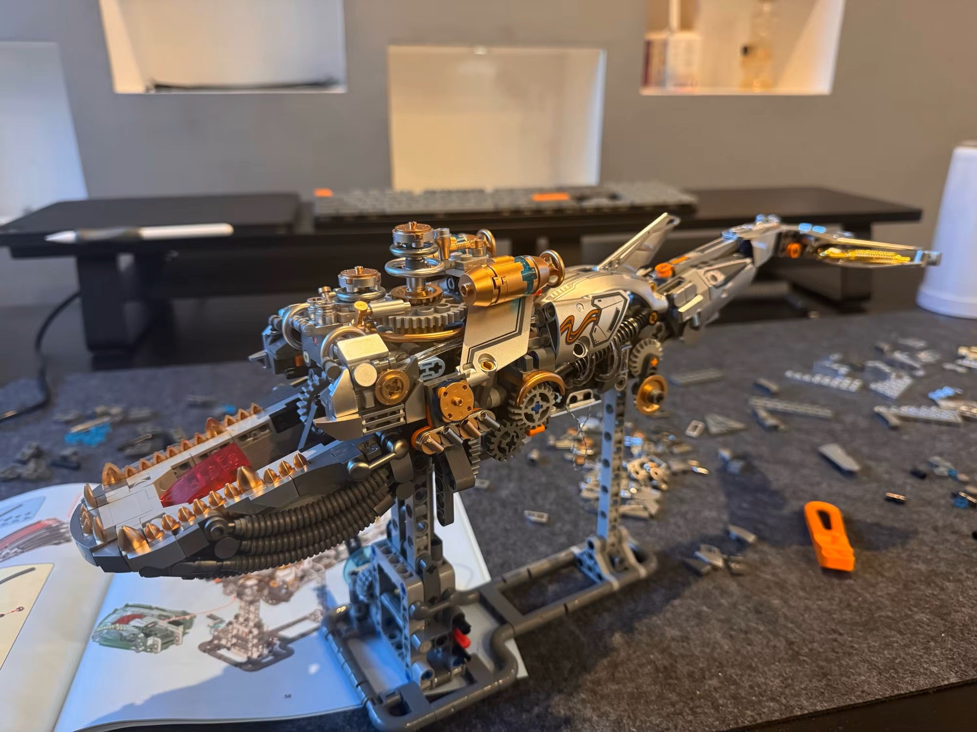 Puzzloria™ | Mechanical Whale Building Blocks Set Customer Review