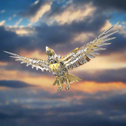 Puzzloria | Majestic 3D Metal Mechanical Eagle Model Kit