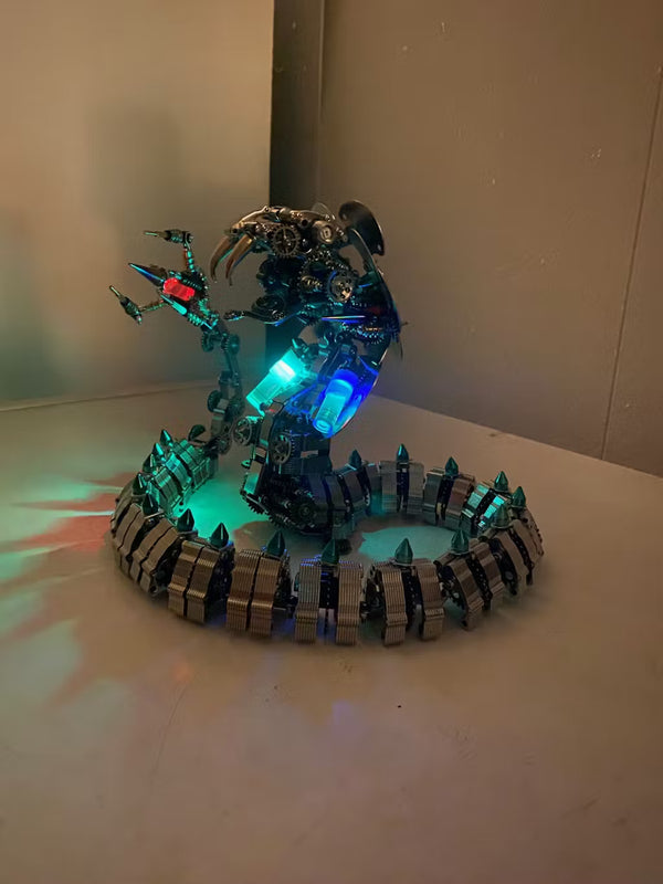 Puzzloria™ | Lifelike Mechanical Cobra 3D Metal DIY Model Kit Customer Review