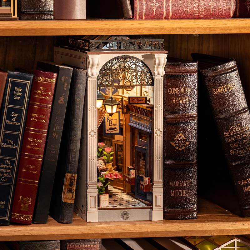 Puzzloria™ | Arcade Dating DIY Book Nook Shelf Insert Kit