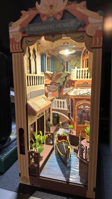 Puzzloria™ | Diy Book Nook Shelf - Romantic Venice Escape Customer Review