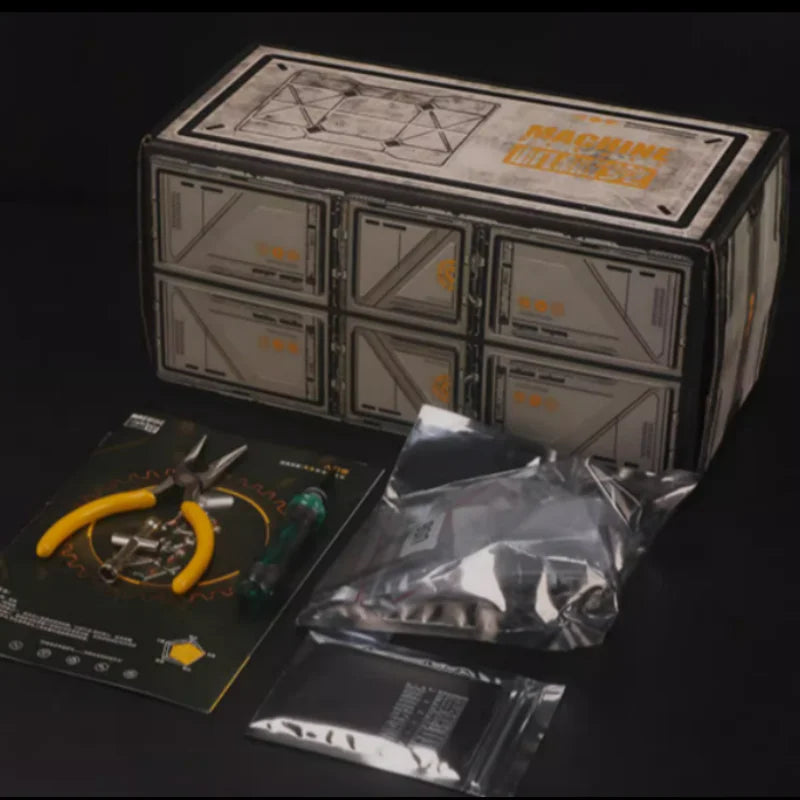 3d Mechanical Kuafu Mecha Model Diy Metal Metamorphosis Armor Assembly Model Kit Ornaments Puzzles Toy Toys for Children Adults