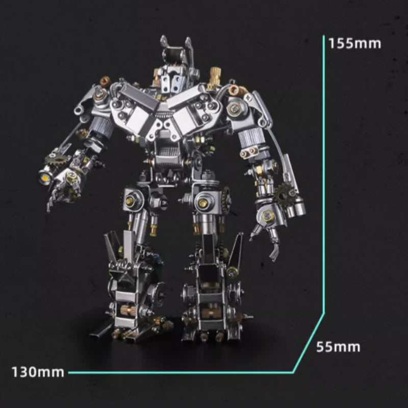 dimensions of 3d Mechanical Kuafu Mecha Model Diy Metal Metamorphosis Armor Assembly Model Kit Ornaments Puzzles Toy Toys for Children Adults
