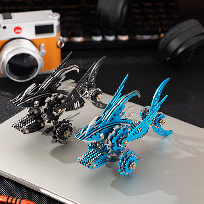 3D Metal Saw Shark DIY Mechanical Model Kit - Puzzloria