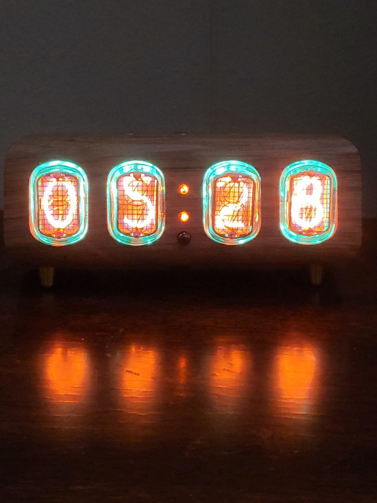 Retro Nixie Tube Digital Clock Creative Electronic Table Clock Nordic Living Room Decoration Smart Bluetooth Control Customer Review